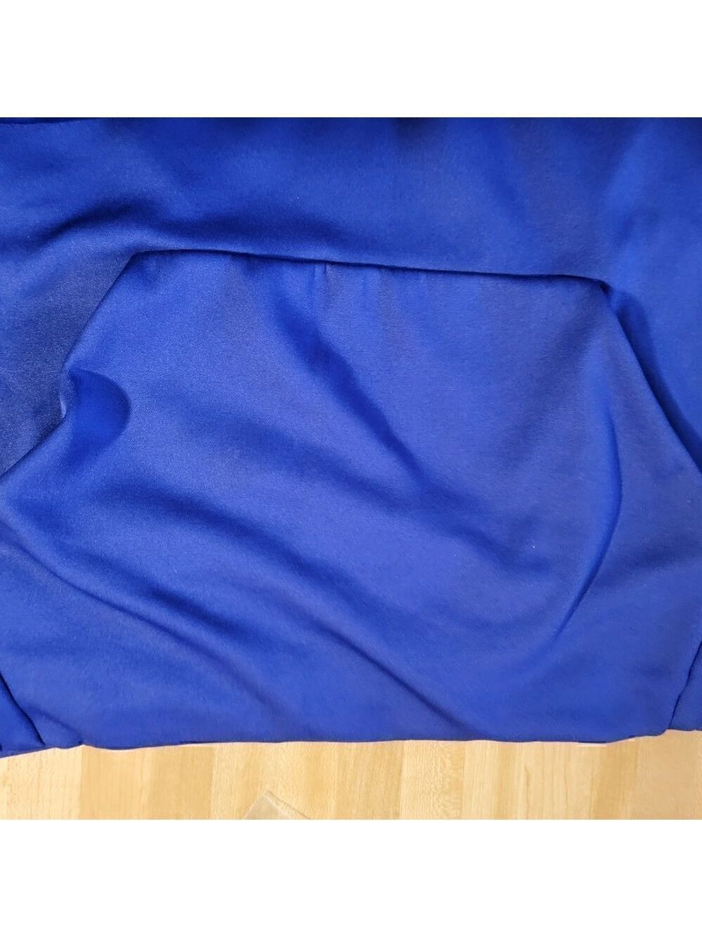 Nike Mens Half Zip Sweatshirt Blue Dri FIT #LS8 - Picture 3 of 6